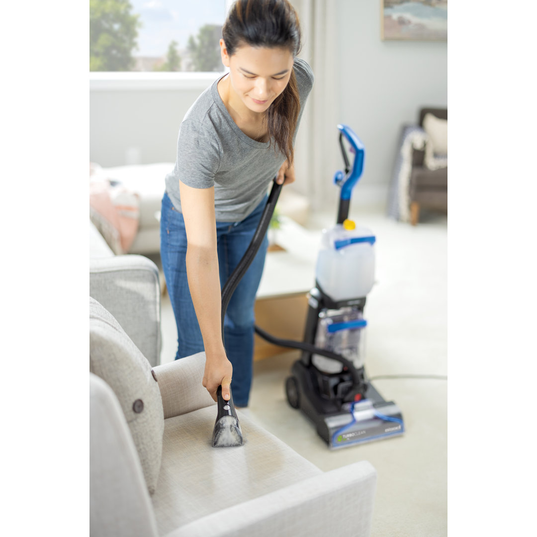 BISSELL TurboClean Pet XL Upright Carpet Cleaner with Upholstery Tough Stain Tool & Formula